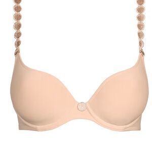 Fair condition Marie Jo Tom heart shape bra in Cafe Latte size 34D